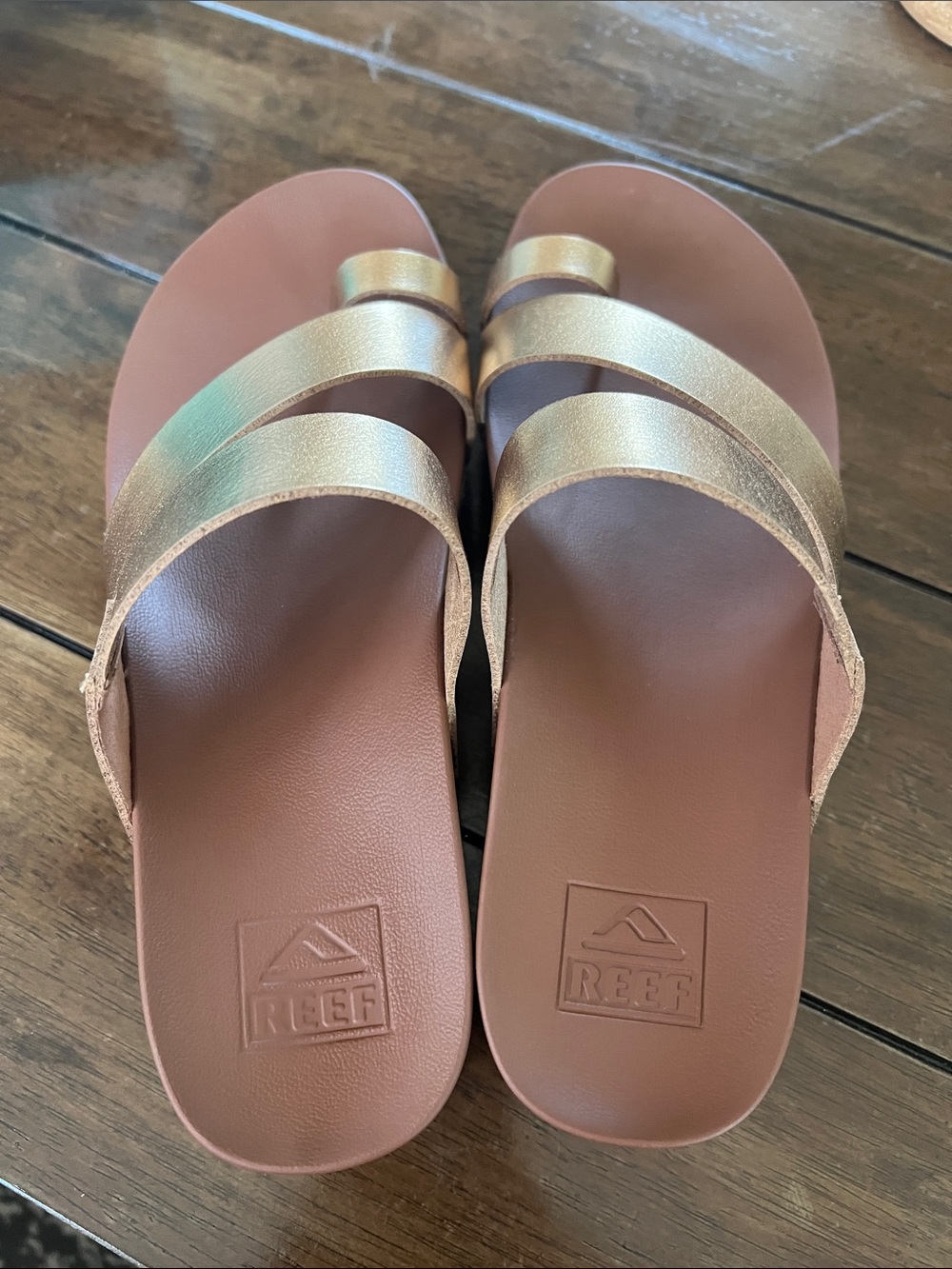 Reef Women s Platform Sandals - Brown & Gold - Picture 4 of 12